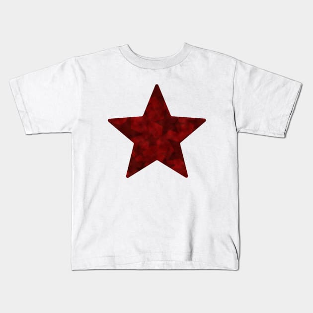 Ruby Star Kids T-Shirt by majoihart